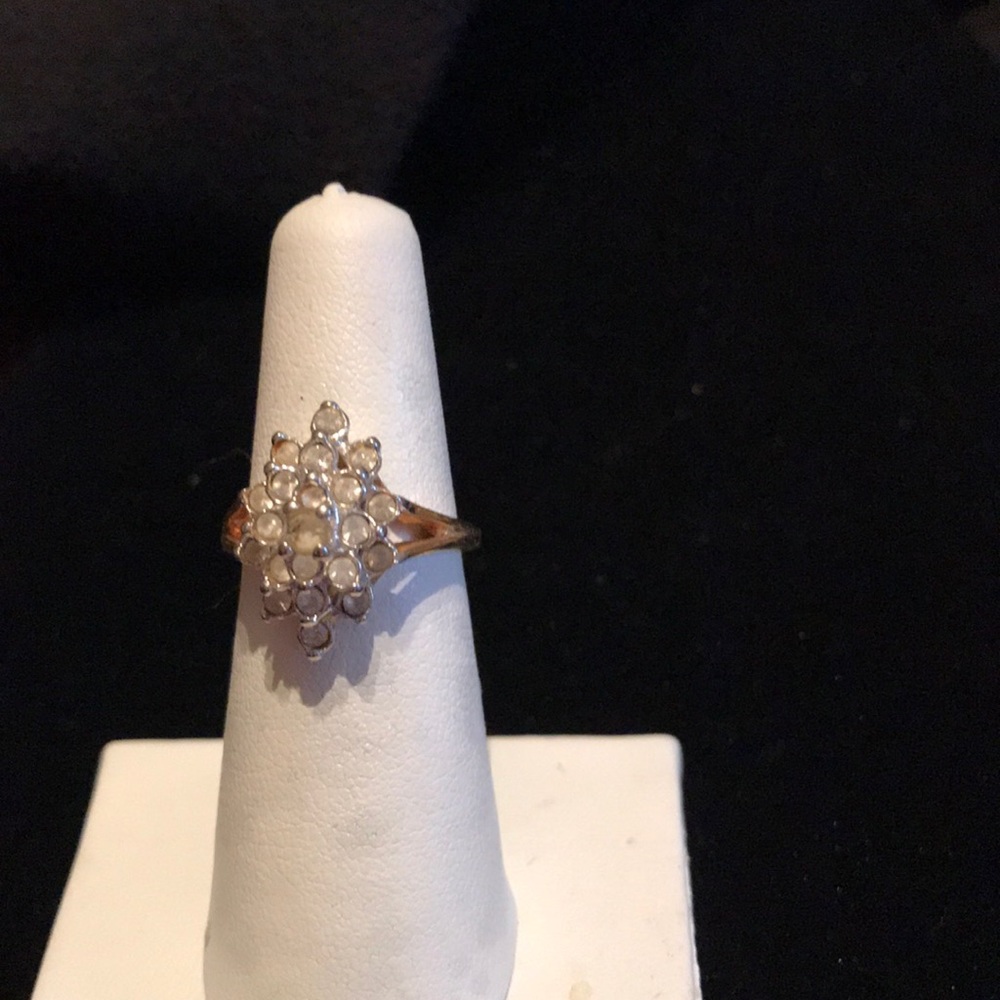 CZ Cluster ring.